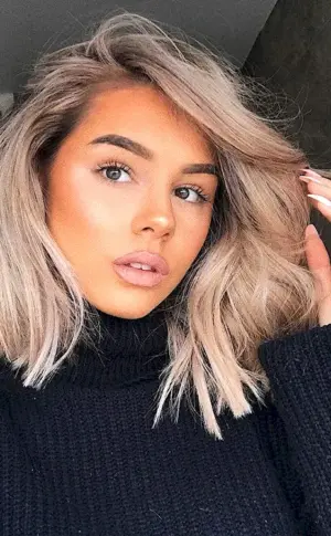 Smokey ash blonde
