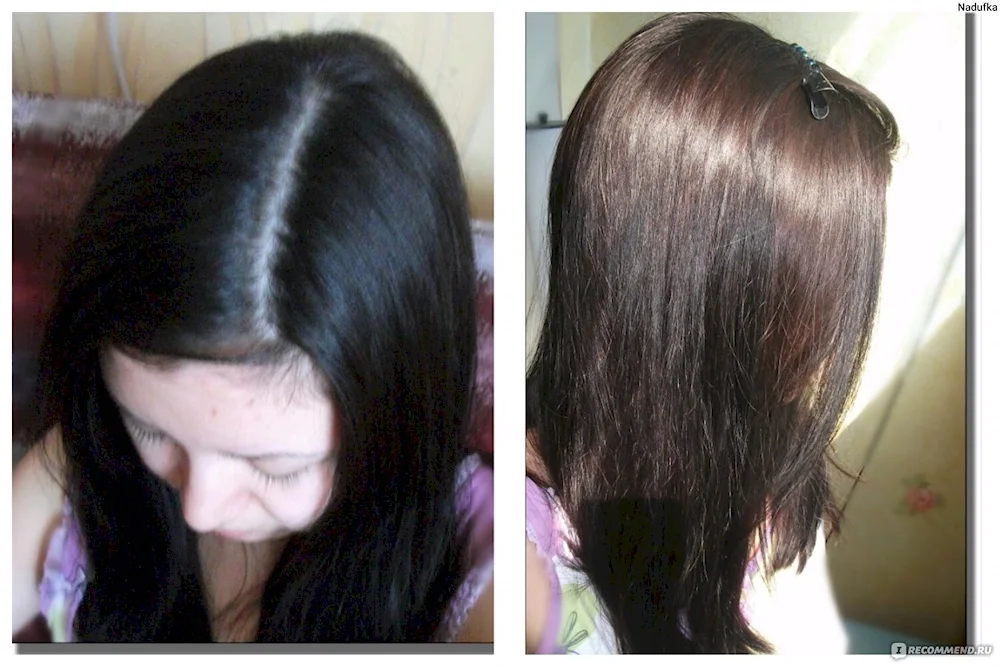 Browned roots. blonde roots