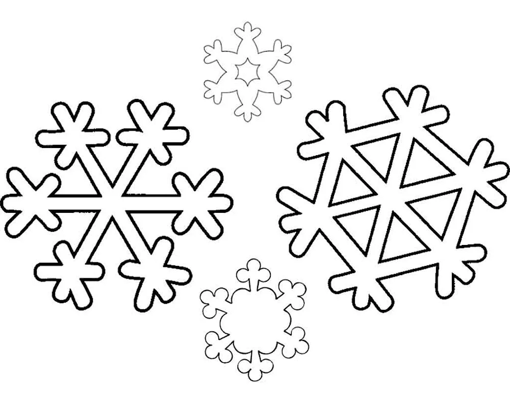 Snowflake cutting out
