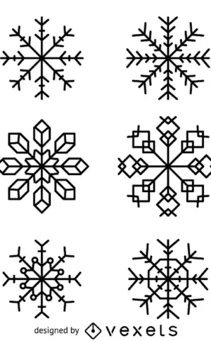 Snowflake drawing