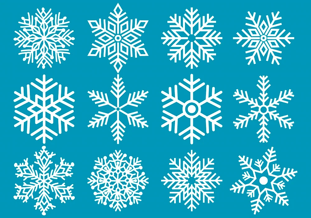 Small snowflakes
