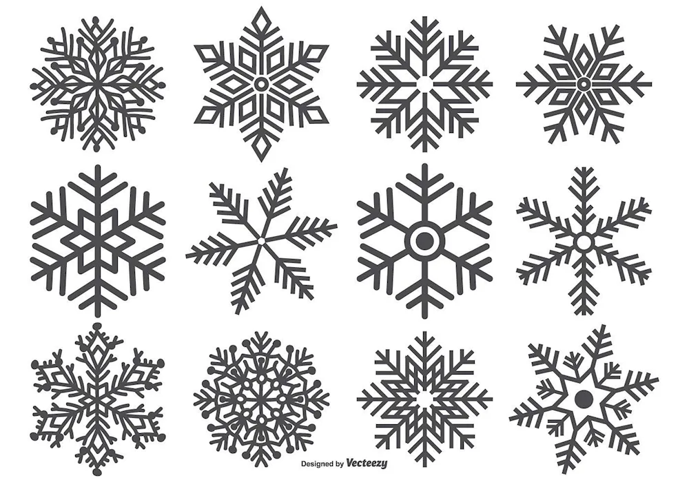 Snowflake drawing