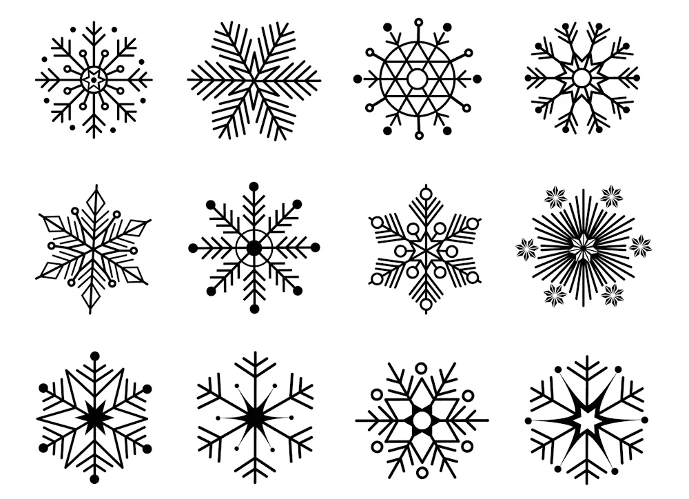 Snowflake vector