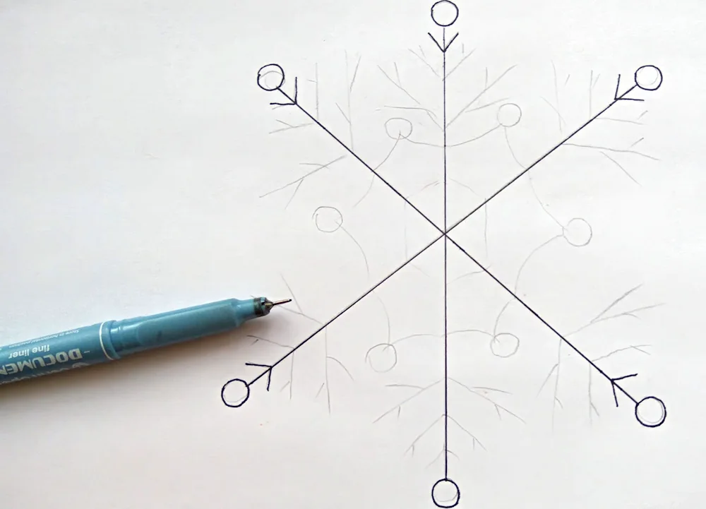Snowflake vector