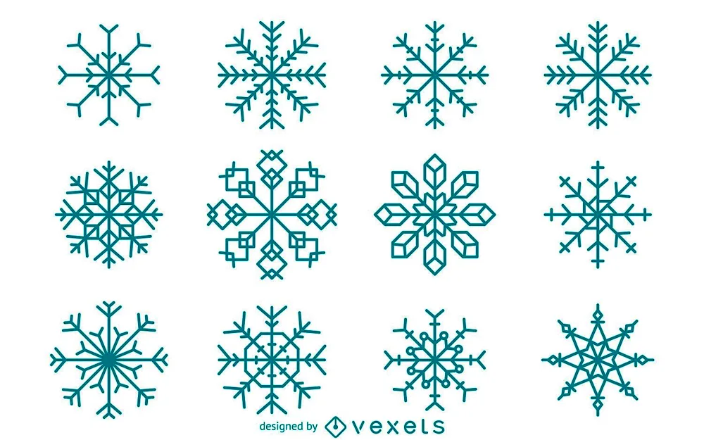 Snowflakes different