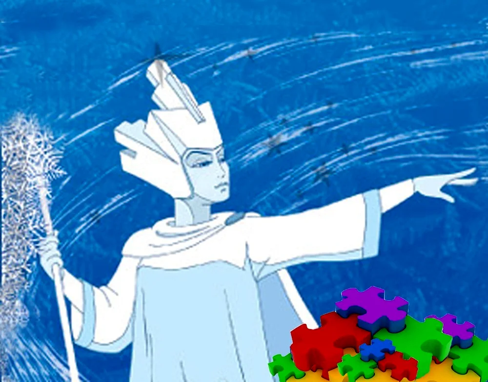 Snow Queen Kai's Fairy Tale to illustrate the Snow Queen's Fairy Tale