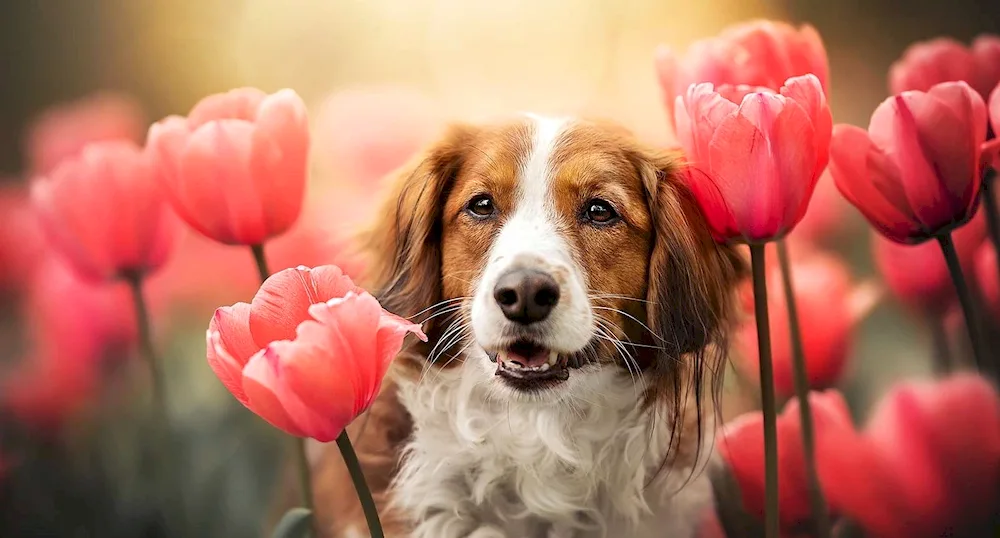 Flower dog
