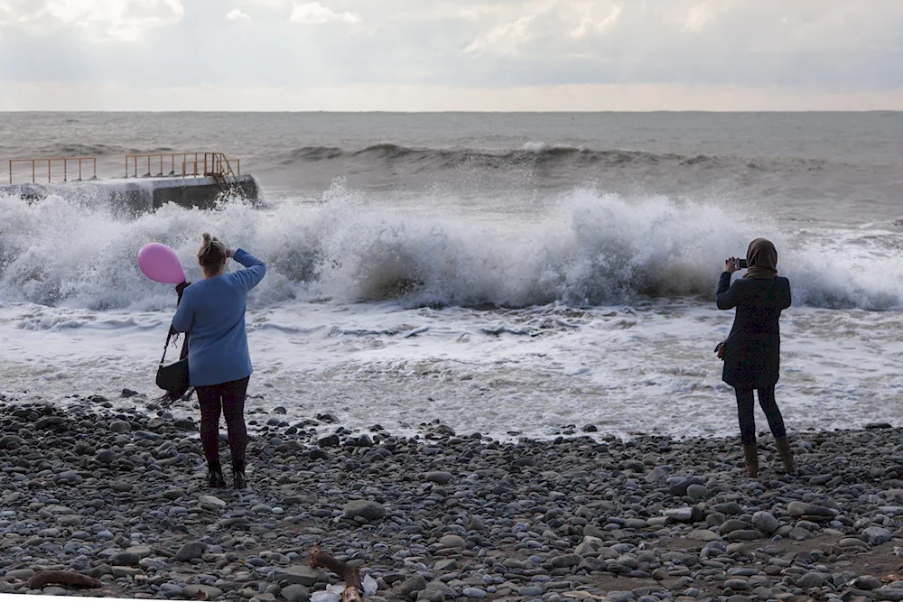 Sochi November sea