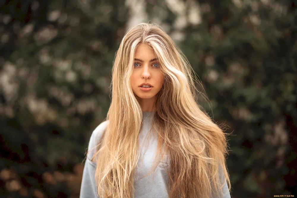 Girl with golden hair