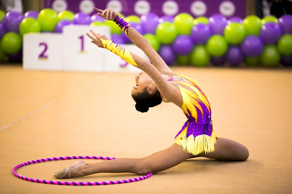 Gymnastics background