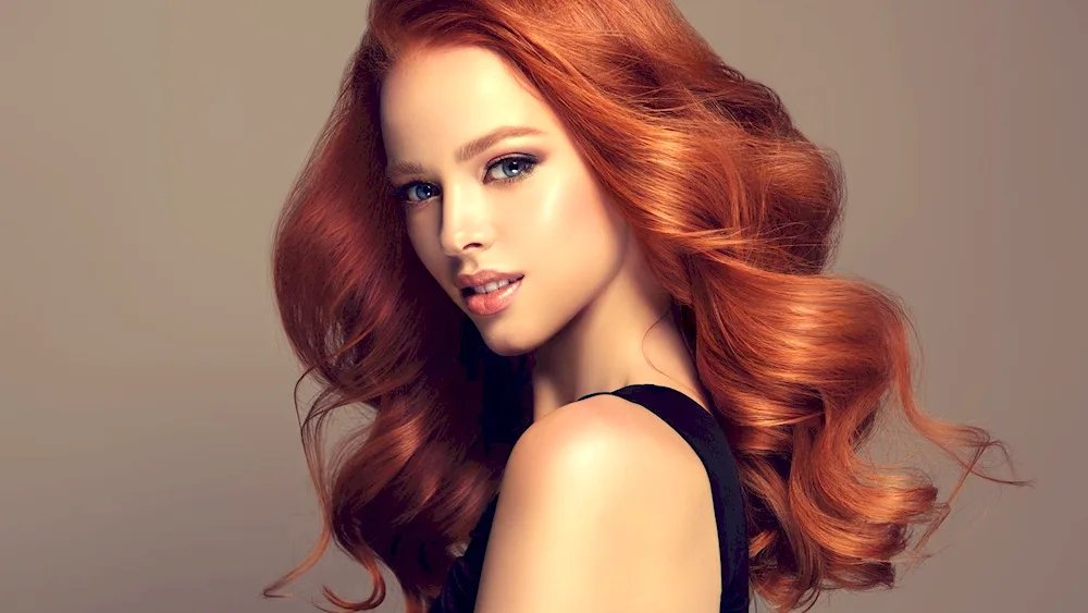 Pink Heer red hair colour. hair