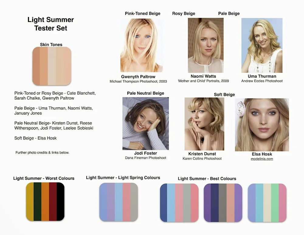 Soft Summer colour type