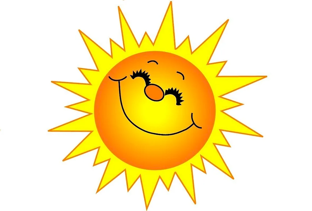 Sun picture for children