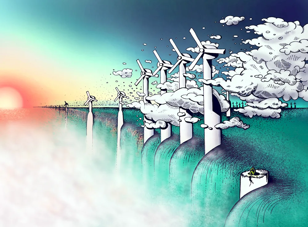Sun wind water