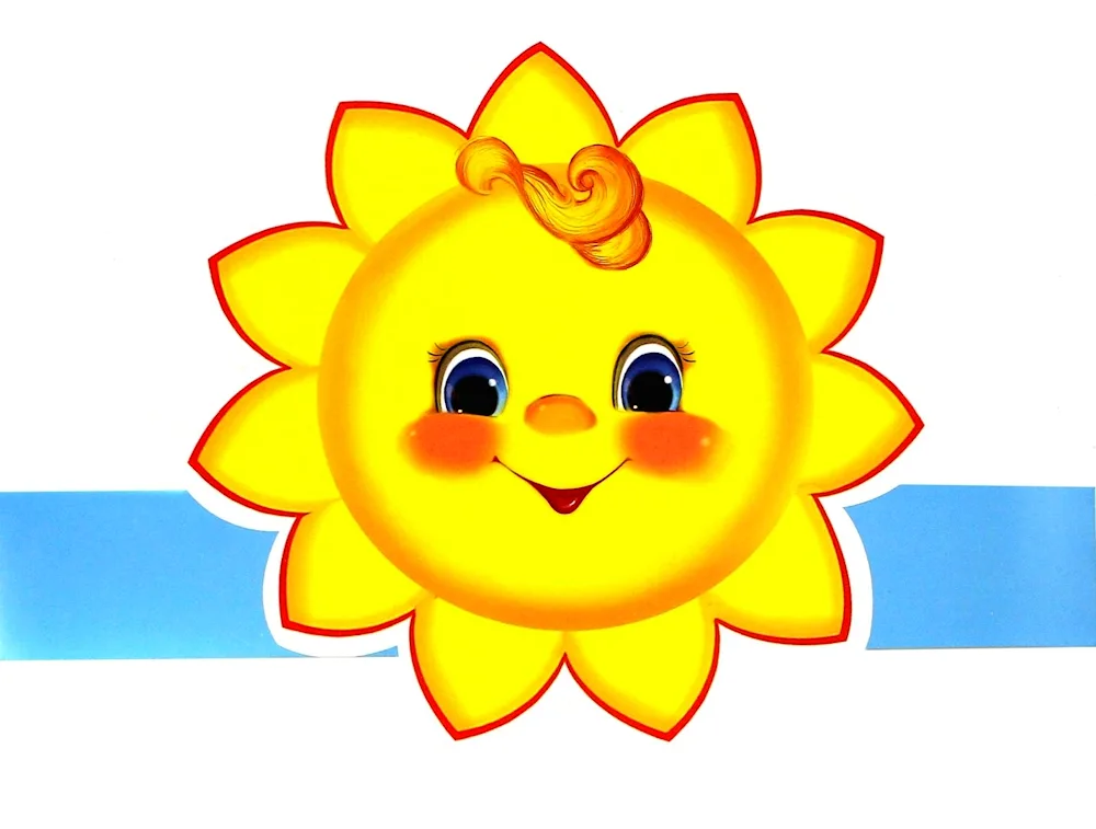 Sun smiling