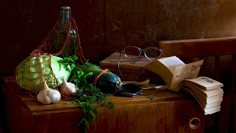 Soviet still life by Alexander Sennikov