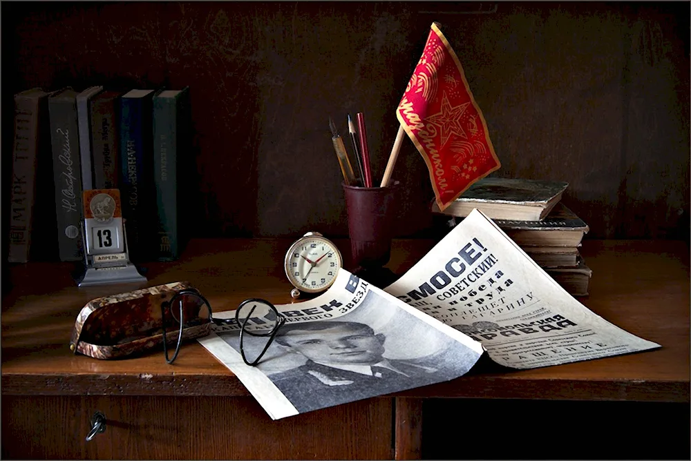 Soviet still life by Alexander Sennikov