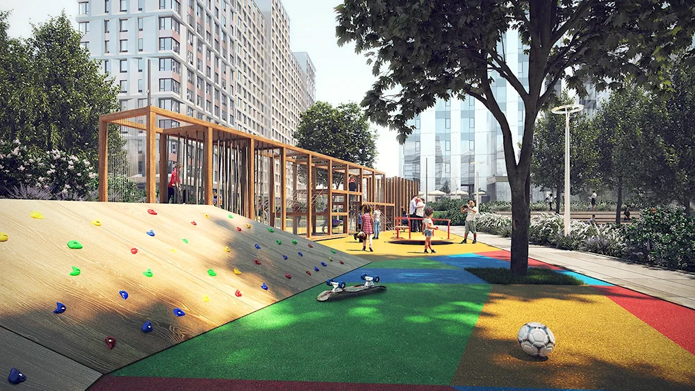 Modern playground