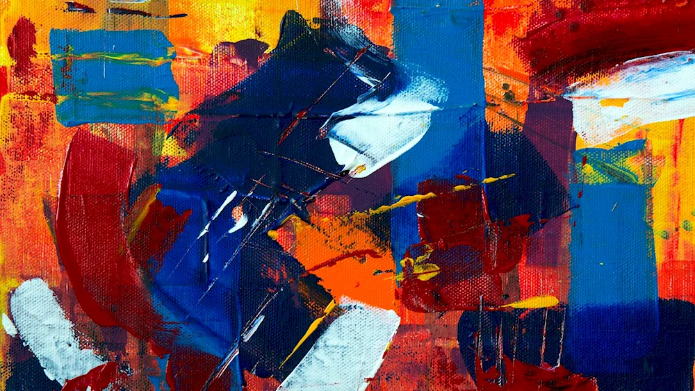 Contemporary abstract paintings