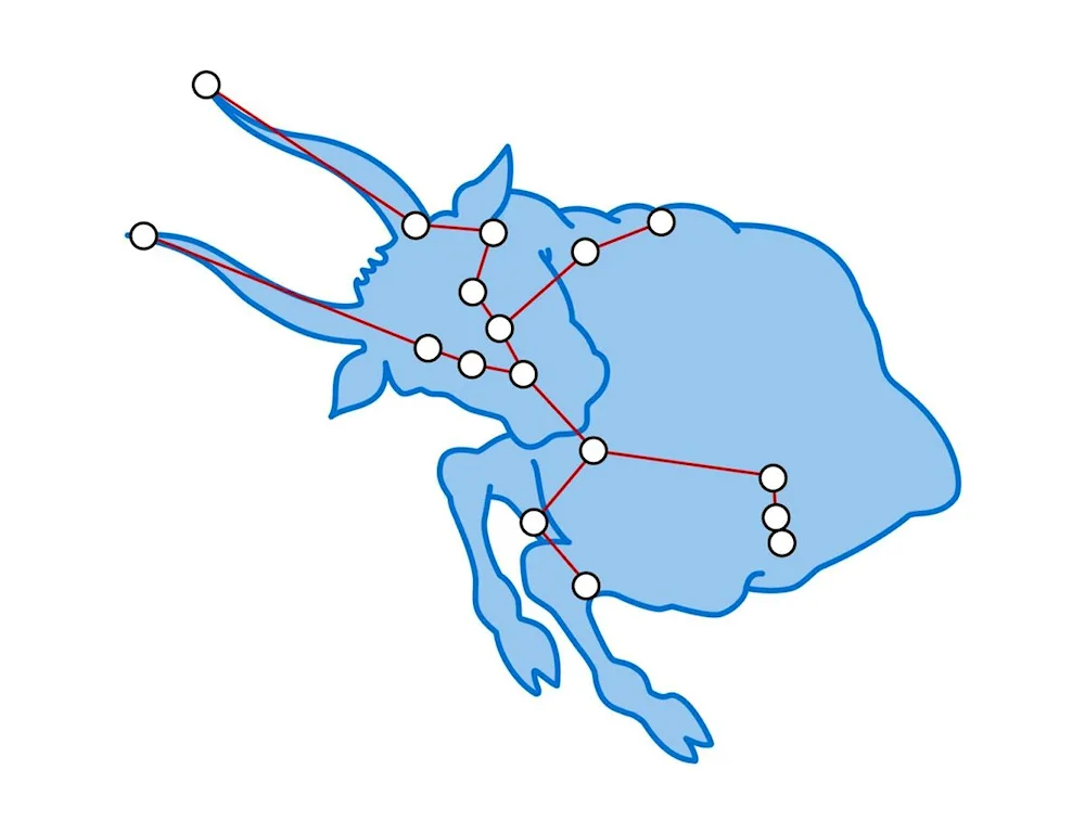 The constellation of Taurus