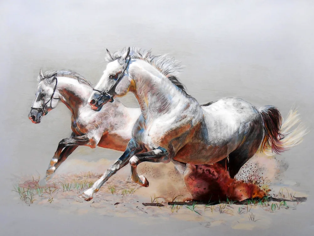 A herd of horses