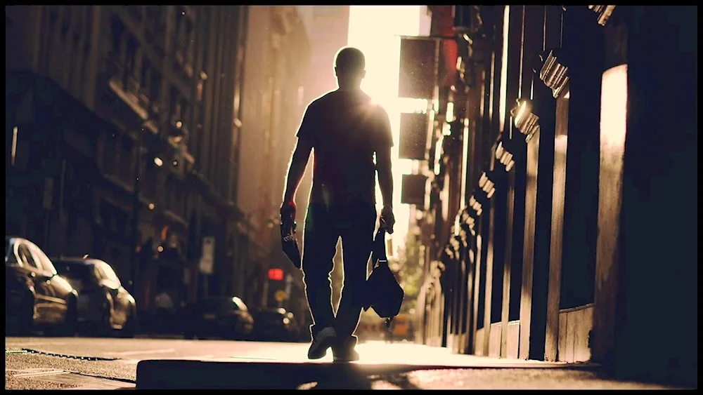 The guy on the sunset