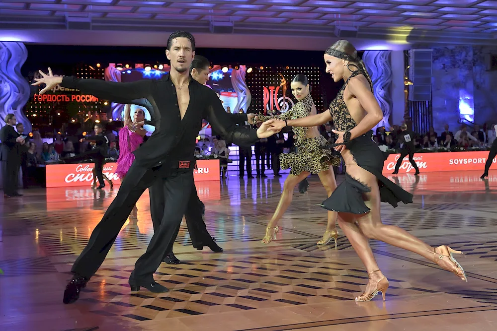 Sport ballroom dancing Quickstep