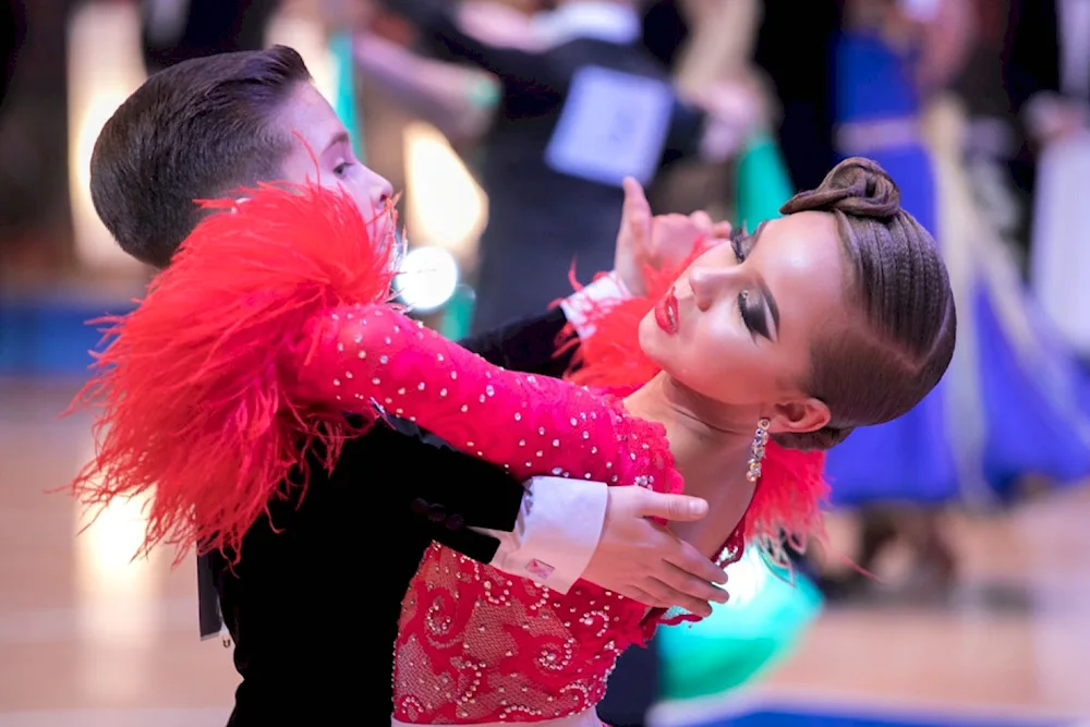 Arina Bortnikova ballroom dancing