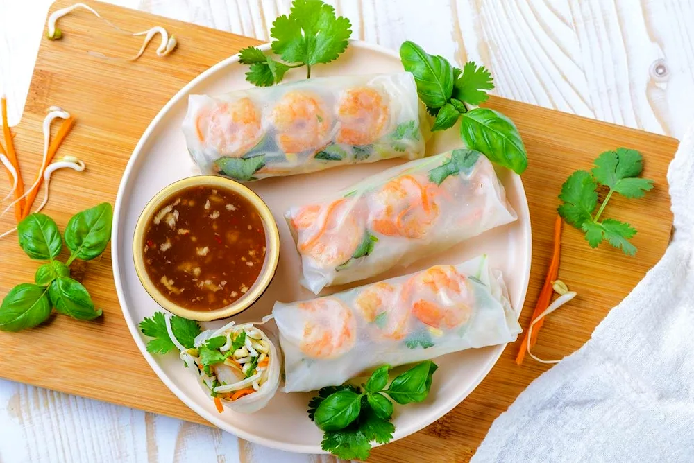 Spring roll. rollVietnam