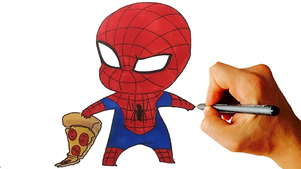 Spider man colouring superheroes Marvel spider man