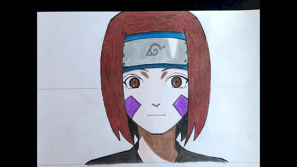 Drawings anime Naruto Rin