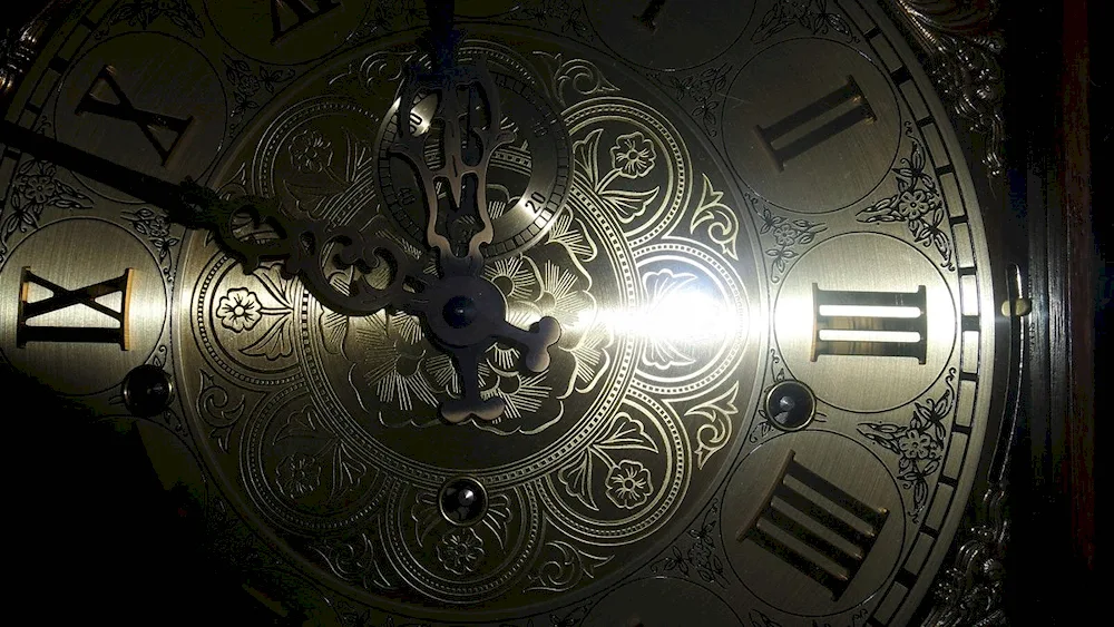 Old clock face