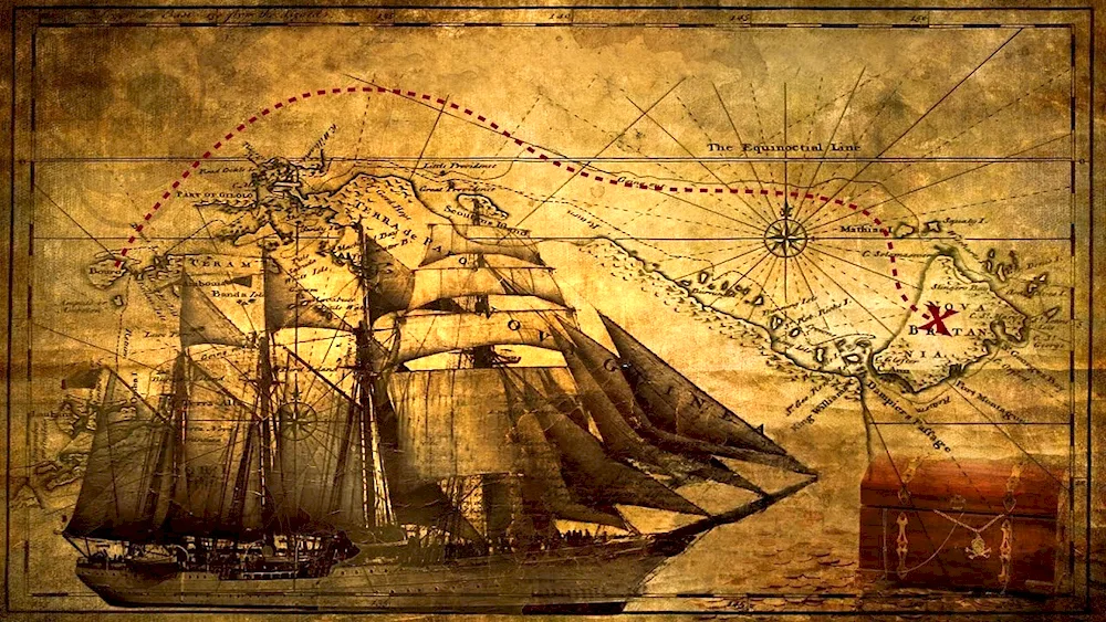 Old sea charts