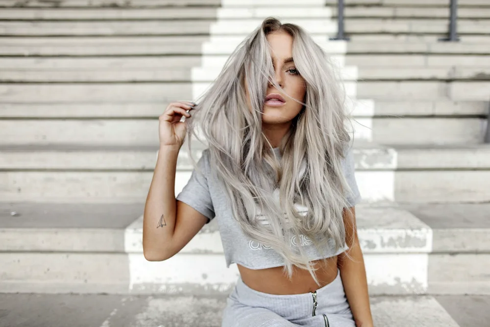 Stefanie Danielle ashy blonde