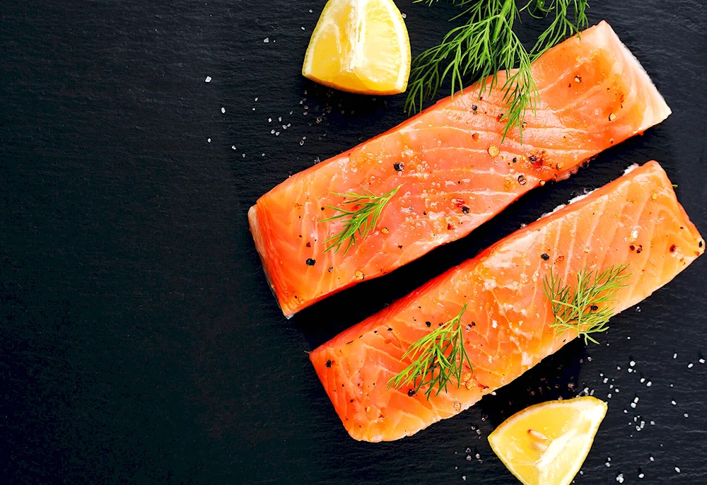 Salmon steak