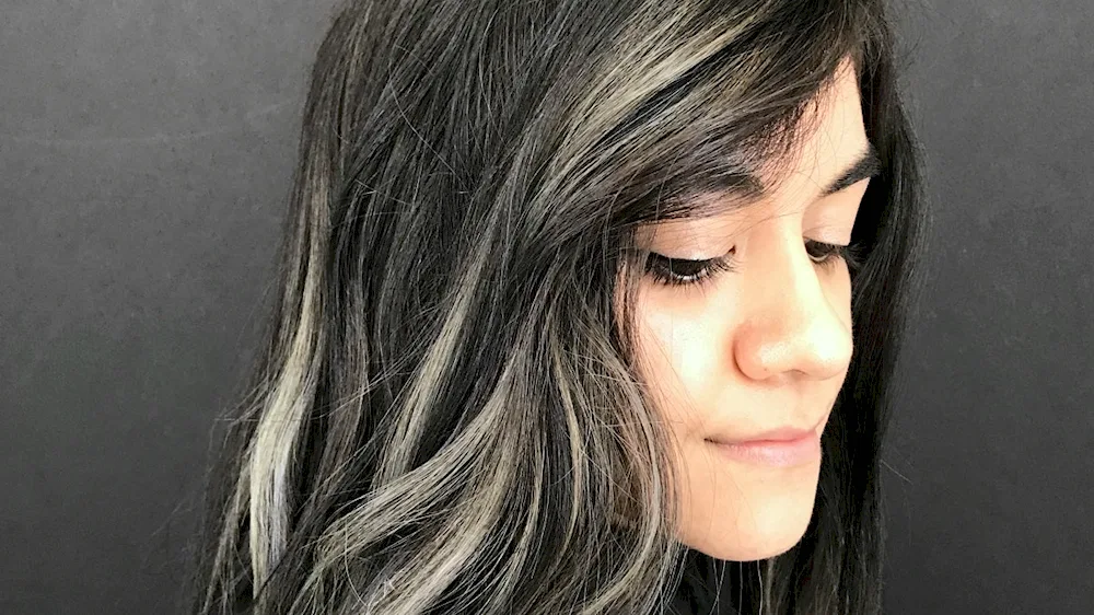 Silver Grey Hair Colouring