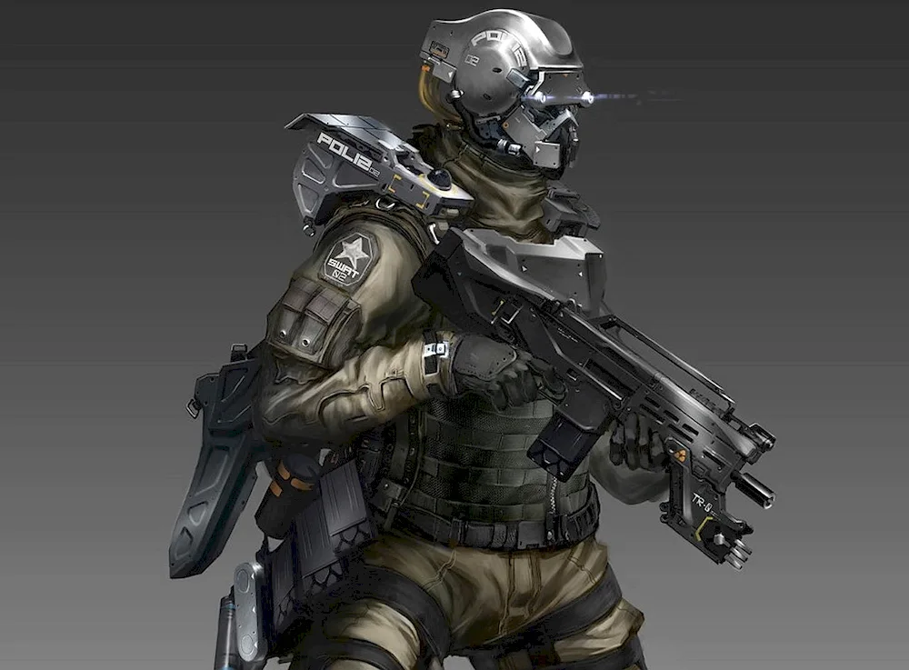 Stealth soldier art