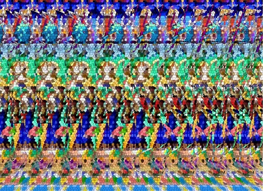 Stereograms Flamingo