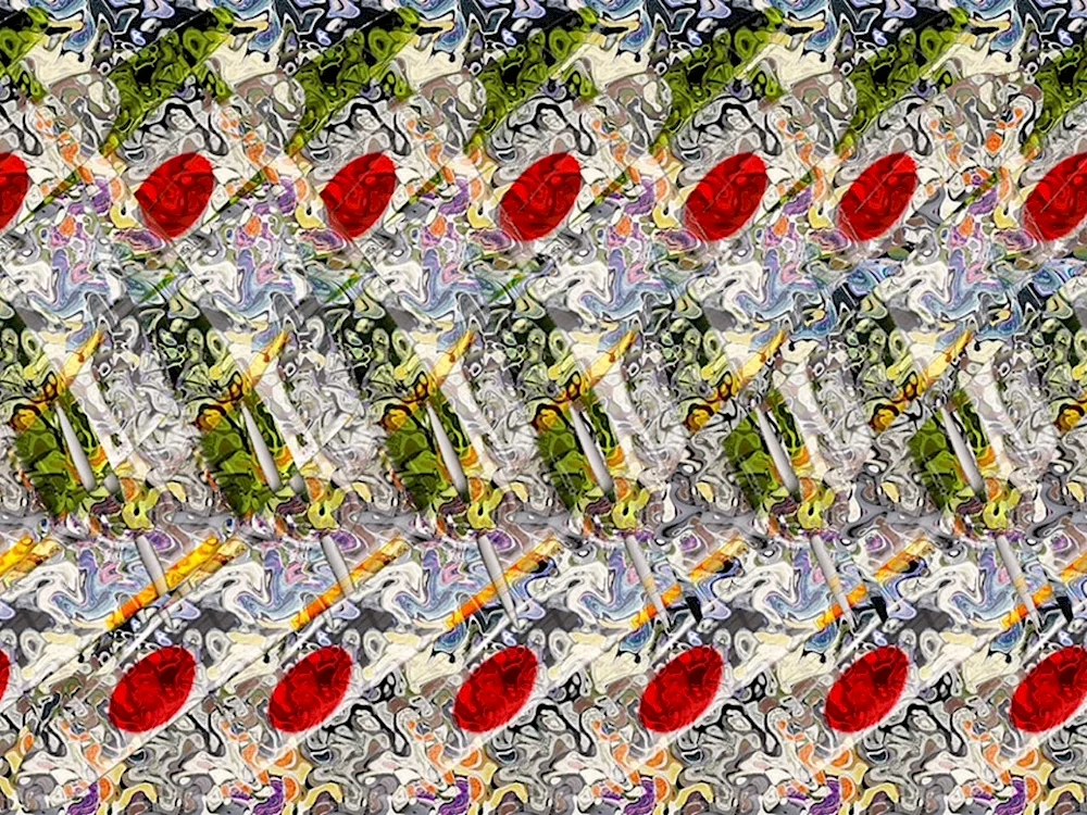 Buddha stereogram with answers