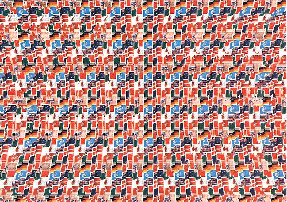 Magic Eye stereograms. Magic Eye