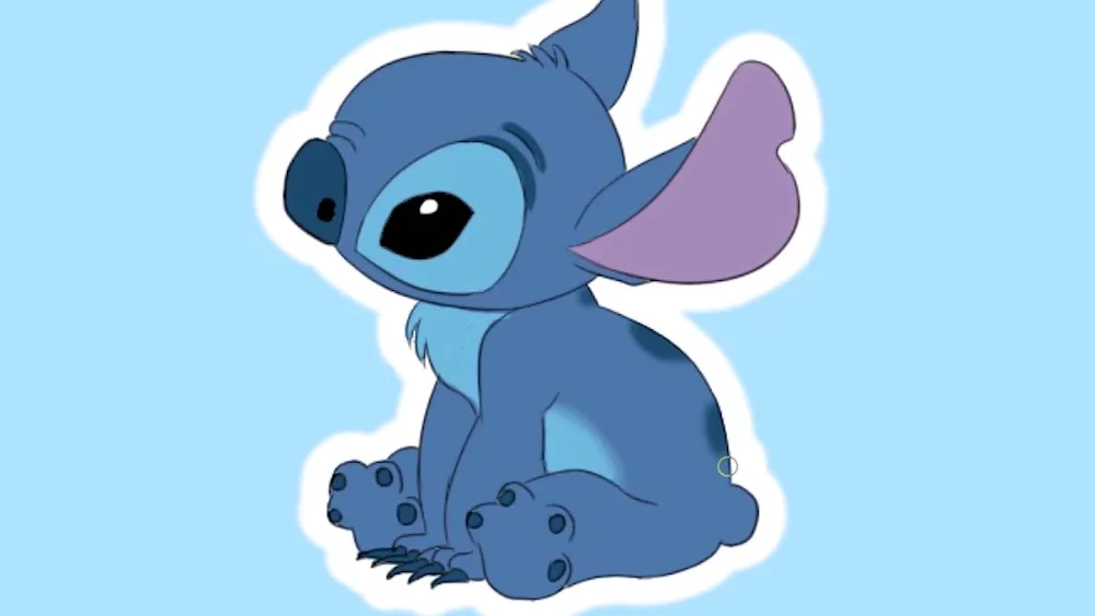 Pair wallpaper Stitch and Stitch