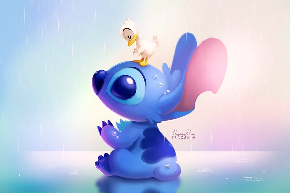 Stitch wallpaper. cartoon