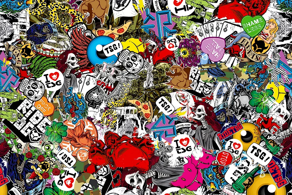 Indie style wall posters KID
