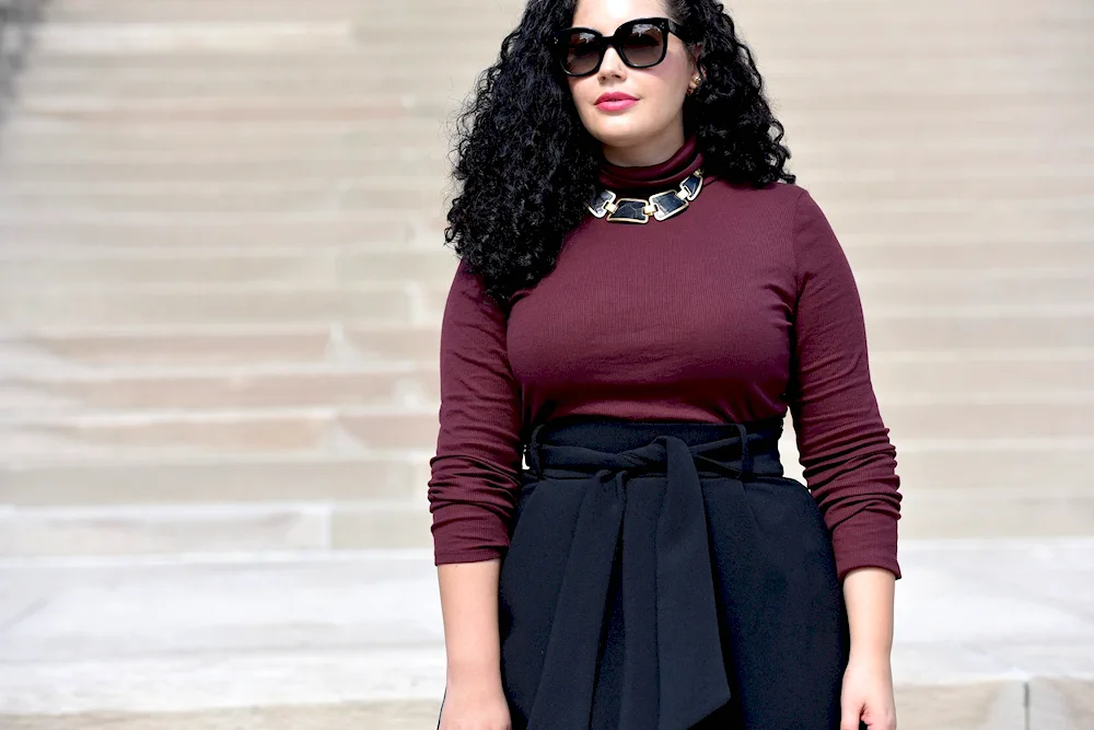 Style plus-size lady