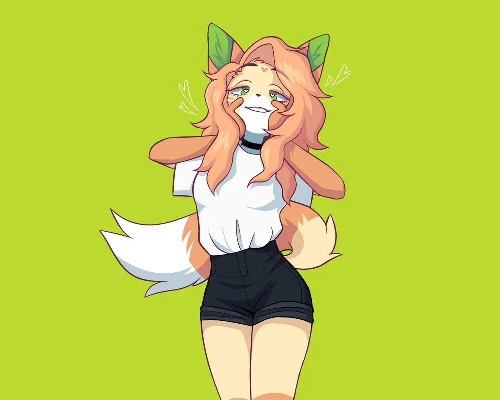 Furry wolf head anatomy