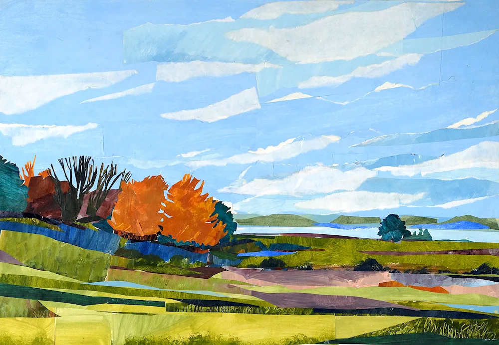 Stylised landscape