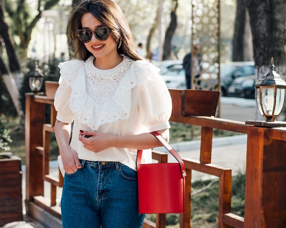 White over-size shirt