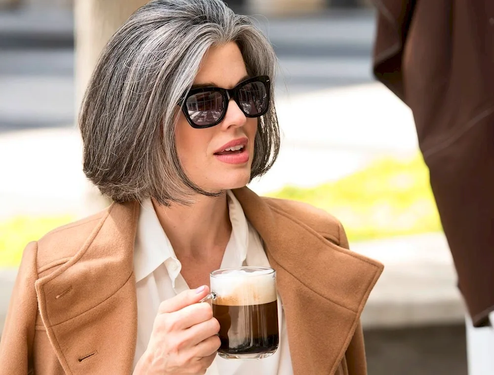 Grey hair colouring
