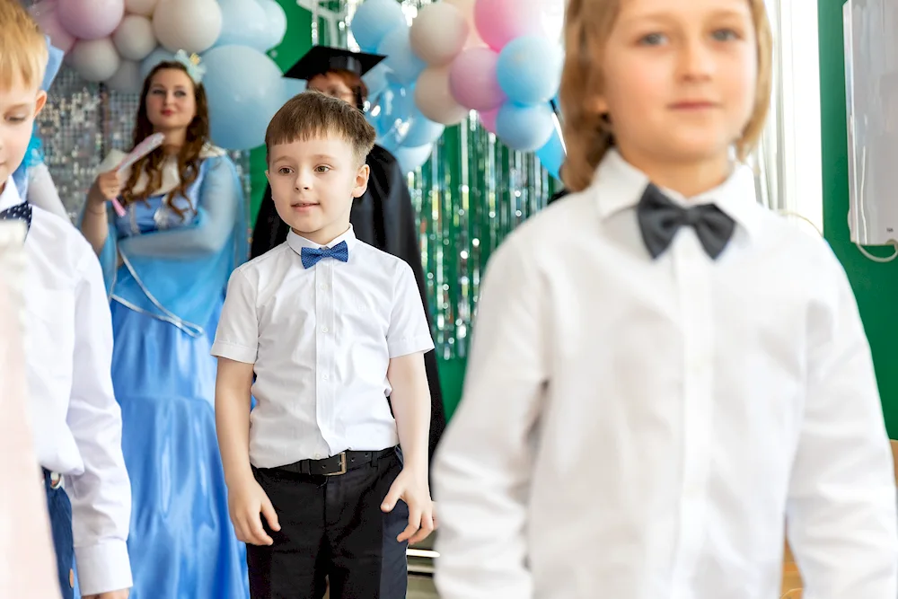 Stylish kindergarten graduation