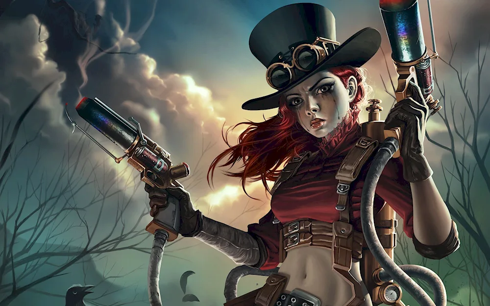 steampunk cyberpunk dieselpunk biopunk